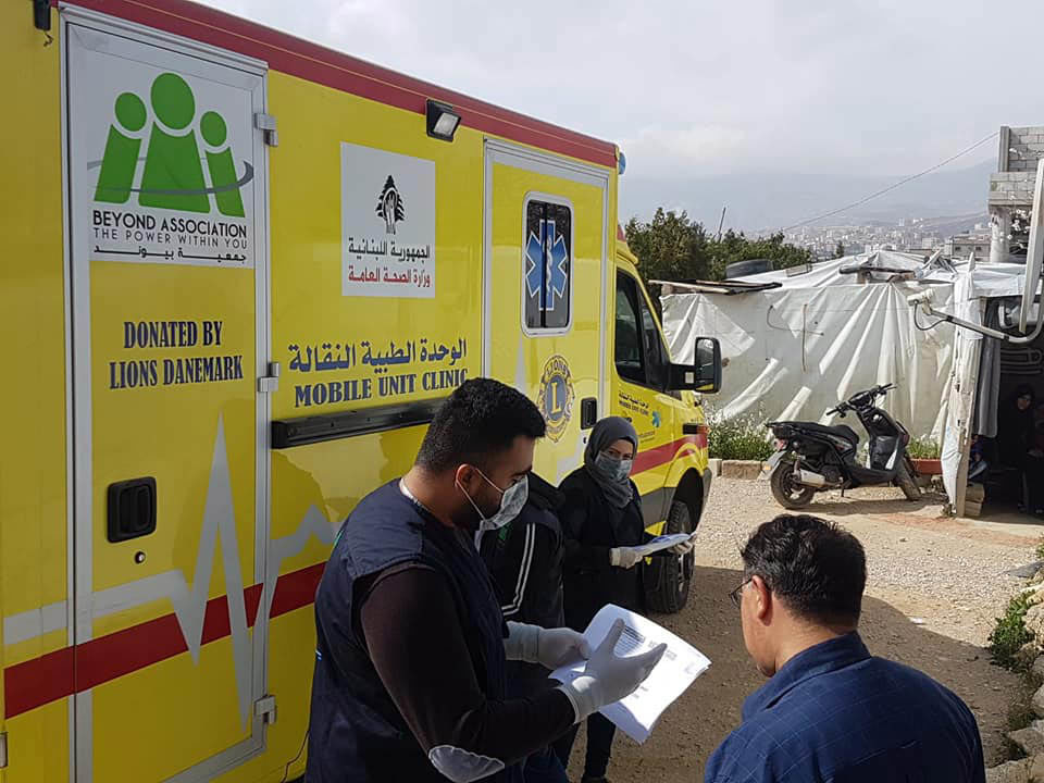 Lions gir 10.000 USD til korona-rammede flyktninge